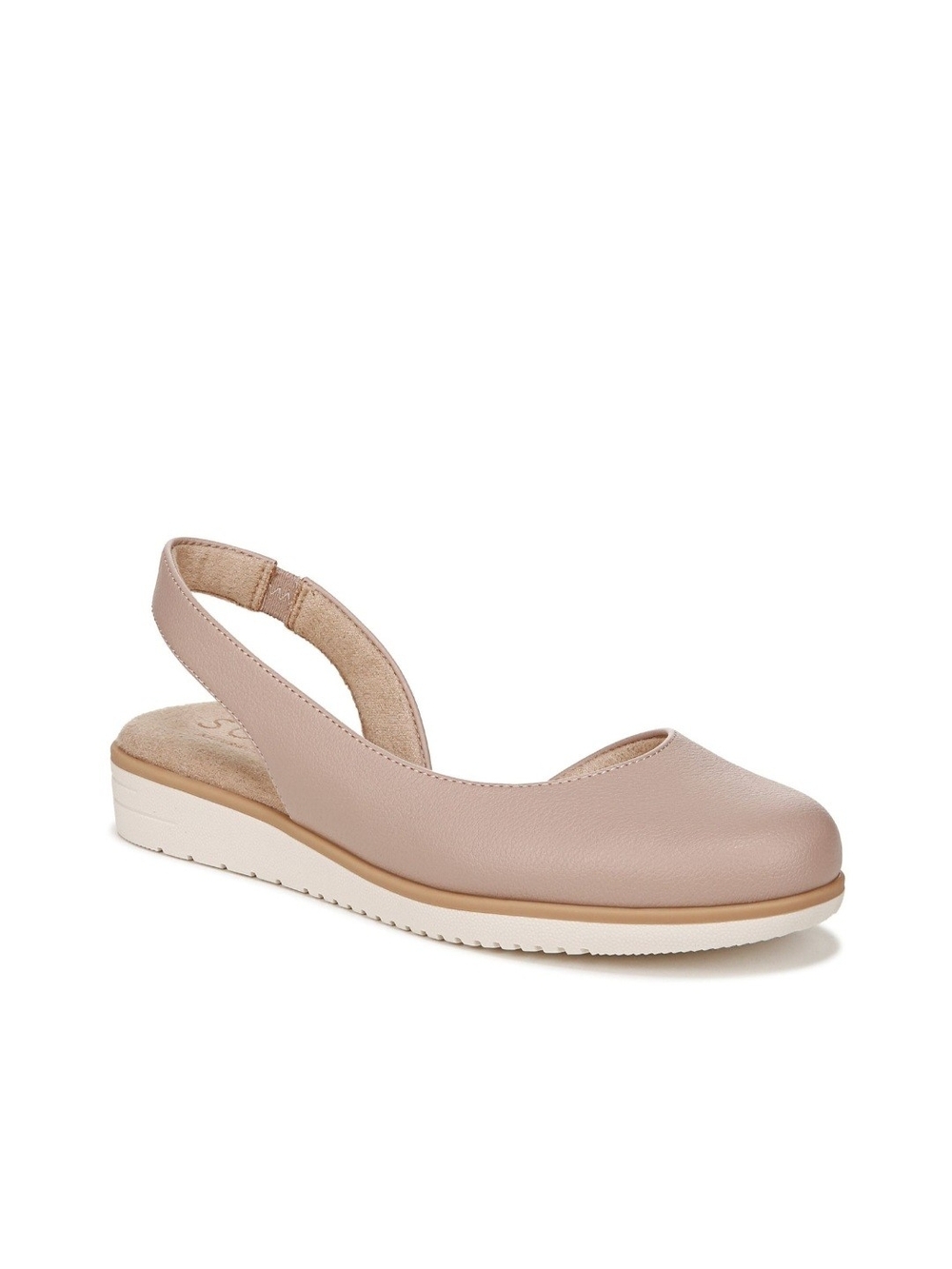 Soul Naturalizer Women’s Slingback Comfort Flat in Blush Pink Sz 9 -Store Return